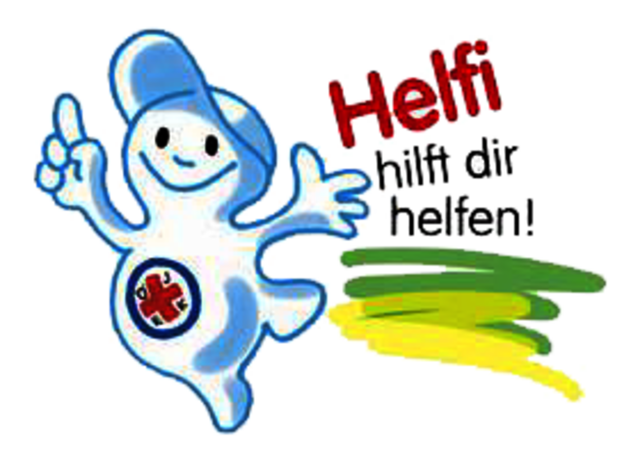 Logo: Helfi Österreichisches Jugendrotkreuz.
