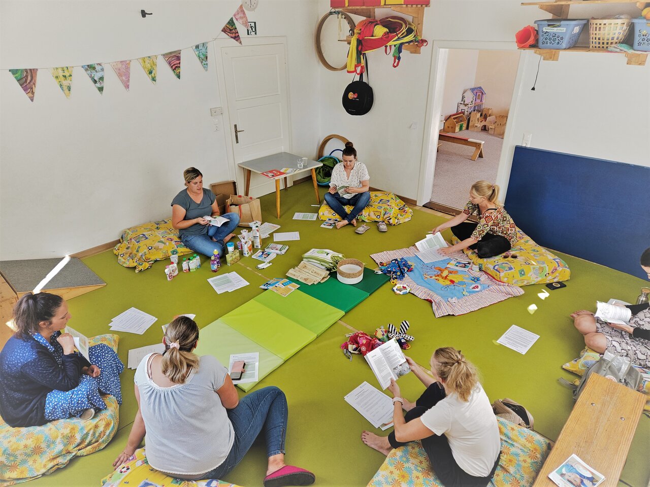 Im Workshop erfuhren die teilnehmenden Eltern, wie gesunde Ernährung von Anfang an gelingen kann. Fotocredit: EKIZ Klagenfurt 